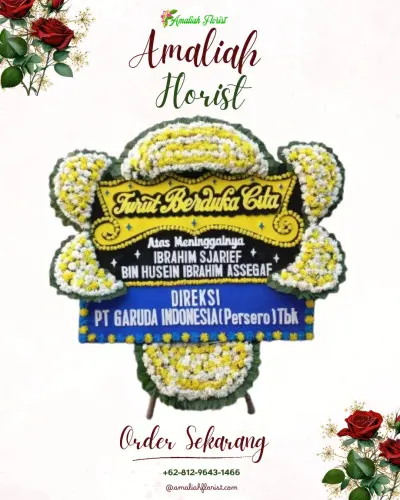 Papan Bunga Duka di Mijen