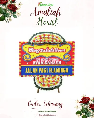 Bunga Papan Congratulation di Mijen